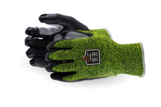S13PFNP Superior Glove® Dexterity®
13-Gauge Glove With Foam Nitrile Palm, Leather Palm Patches And Reinforced Thumb Crotch